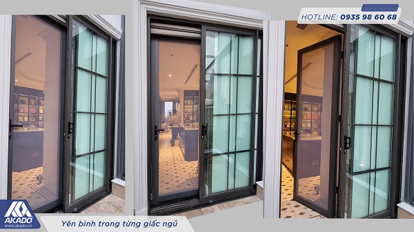 Cửa lưới chống muỗi an toàn cánh mở