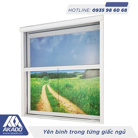 Cửa lưới chống muỗi tự cuốn cao cấp
