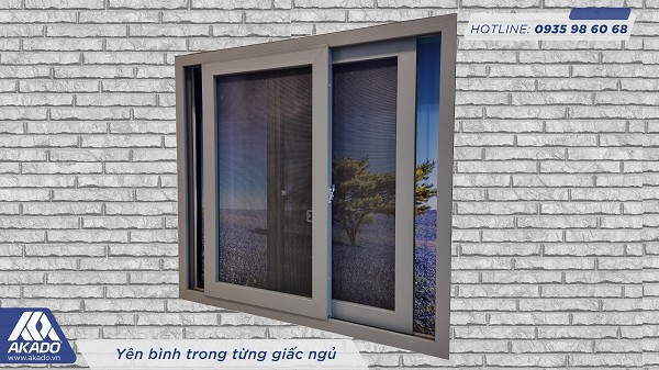 Cửa lưới chống muỗi an toàn mở lùa