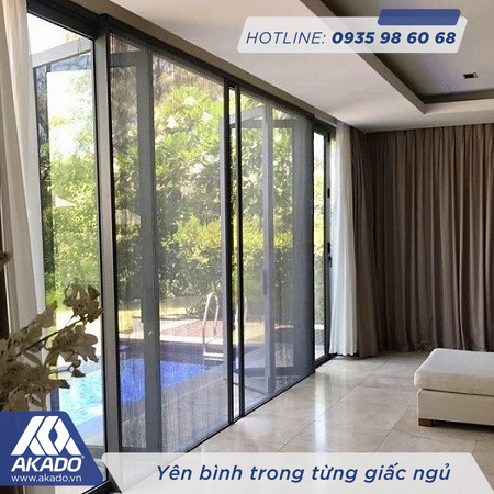 Cửa lưới chống muỗi cao cấp hệ mới