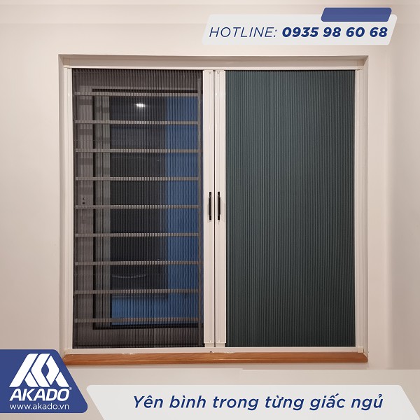 Cửa lưới chống muỗi kết hợp rèm 2 trong 1