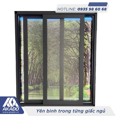 Cửa lưới chống muỗi mở lùa